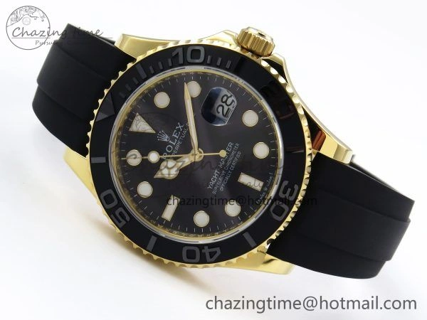 Yacht-Master 226658 SuperF 1:1 Best Edition Black Dial on Oysterflex Strap VR3235