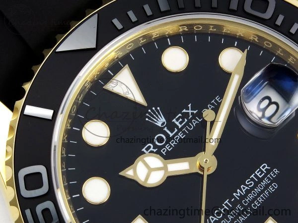 Yacht-Master 226658 SuperF 1:1 Best Edition Black Dial on Oysterflex Strap VR3235
