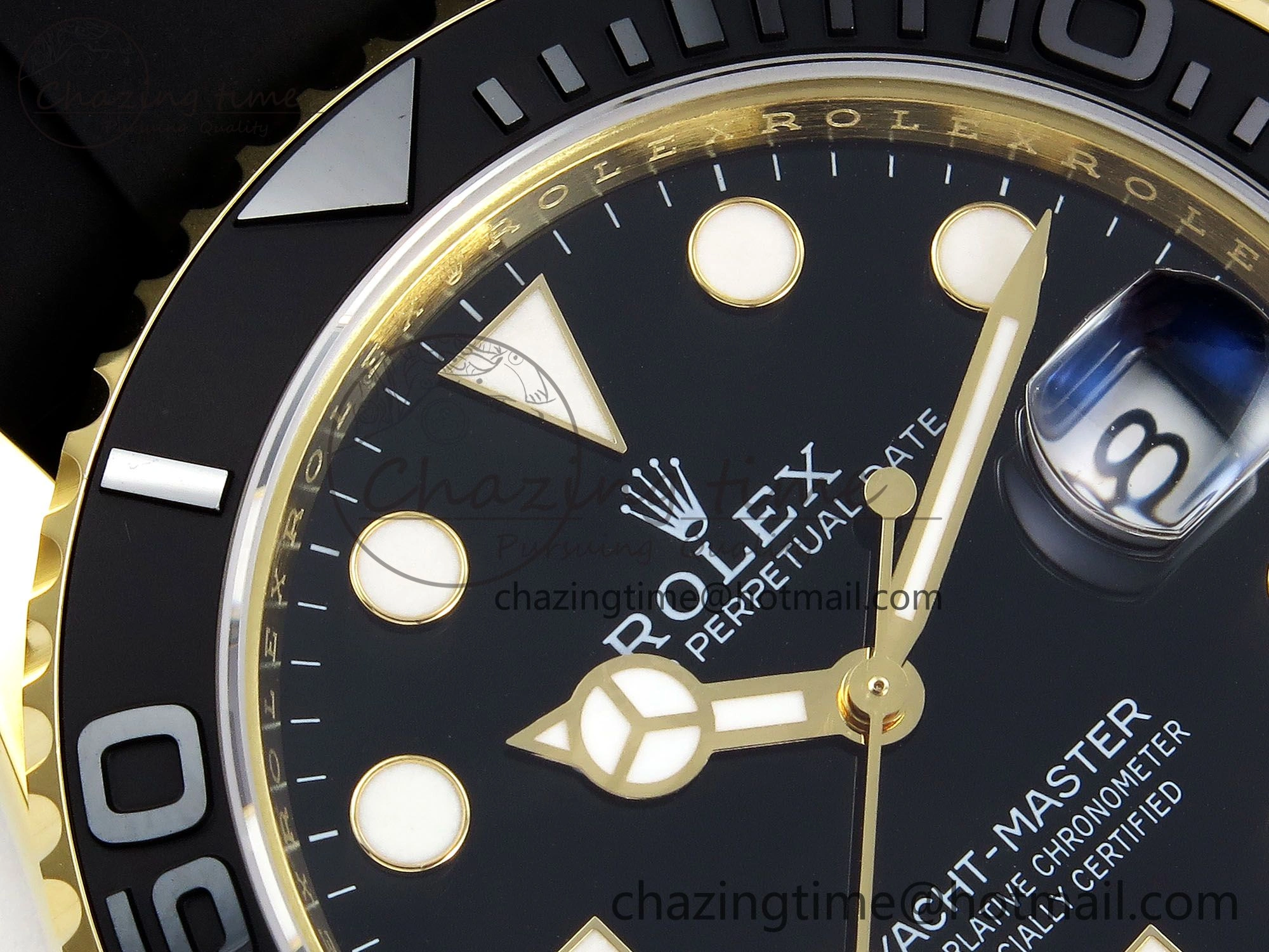 Yacht-Master 226658 SuperF 1:1 Best Edition Black Dial on Oysterflex Strap VR3235
