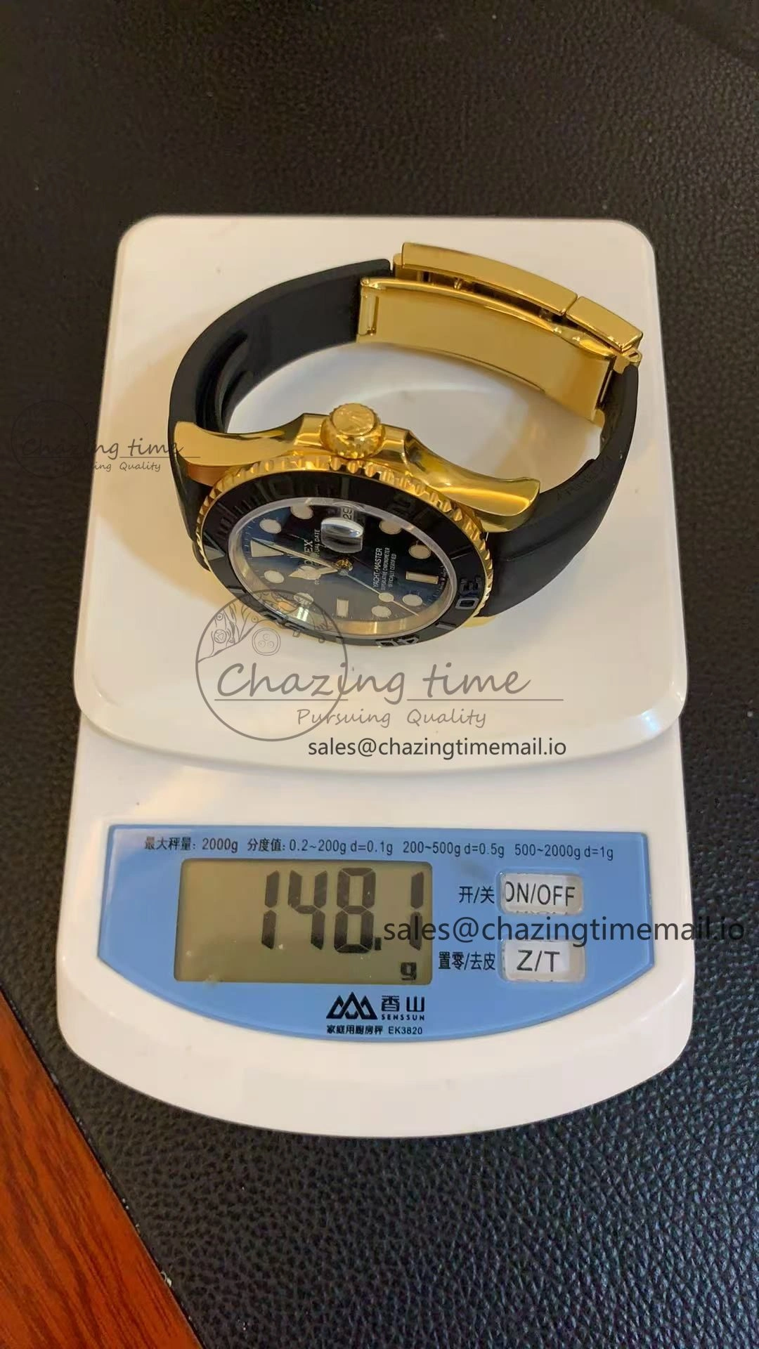 Yacht-Master 226658 VSF 1:1 Best Edition Black Dial on Oysterflex Strap VS3235 (Gain Weight) V2