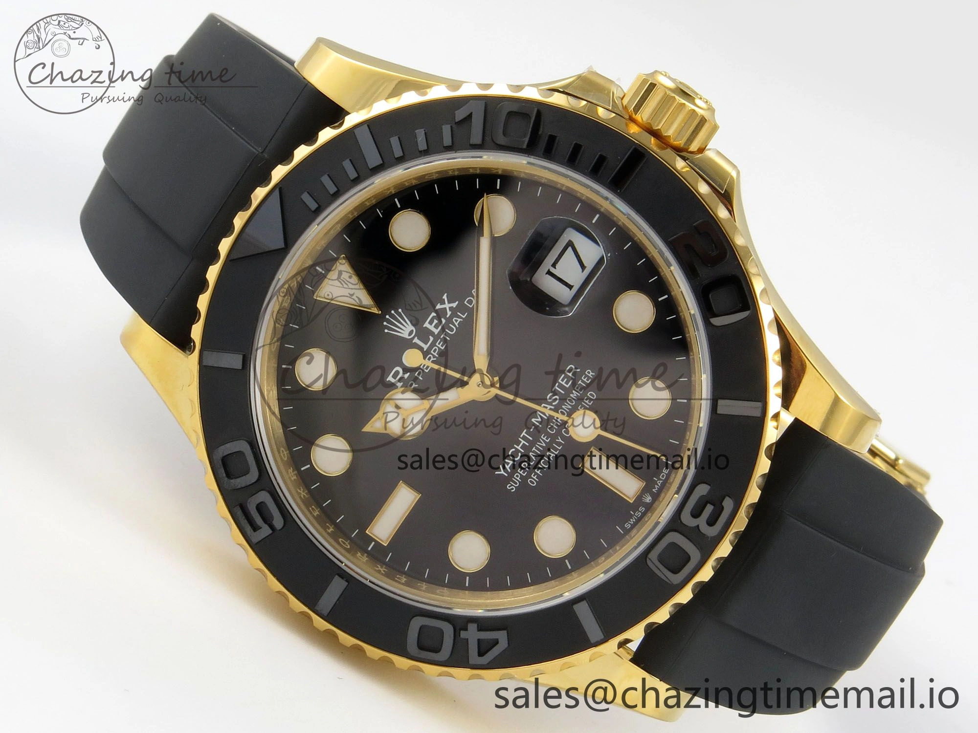 Yacht-Master 226658 VSF 1:1 Best Edition Black Dial on Oysterflex Strap VS3235 (Gain Weight) V2