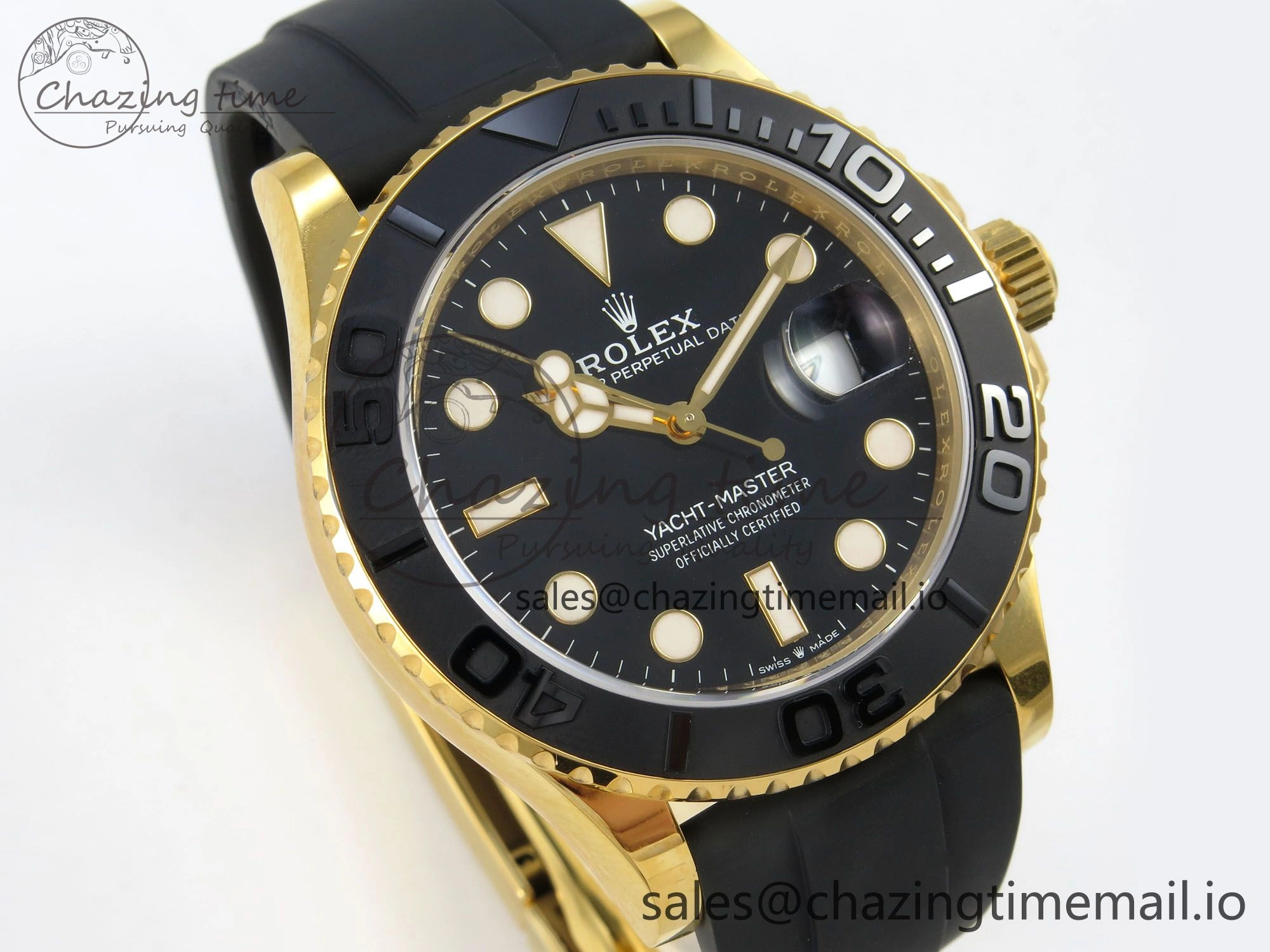 Yacht-Master 226658 VSF 1:1 Best Edition Black Dial on Oysterflex Strap VS3235 (Gain Weight) V2