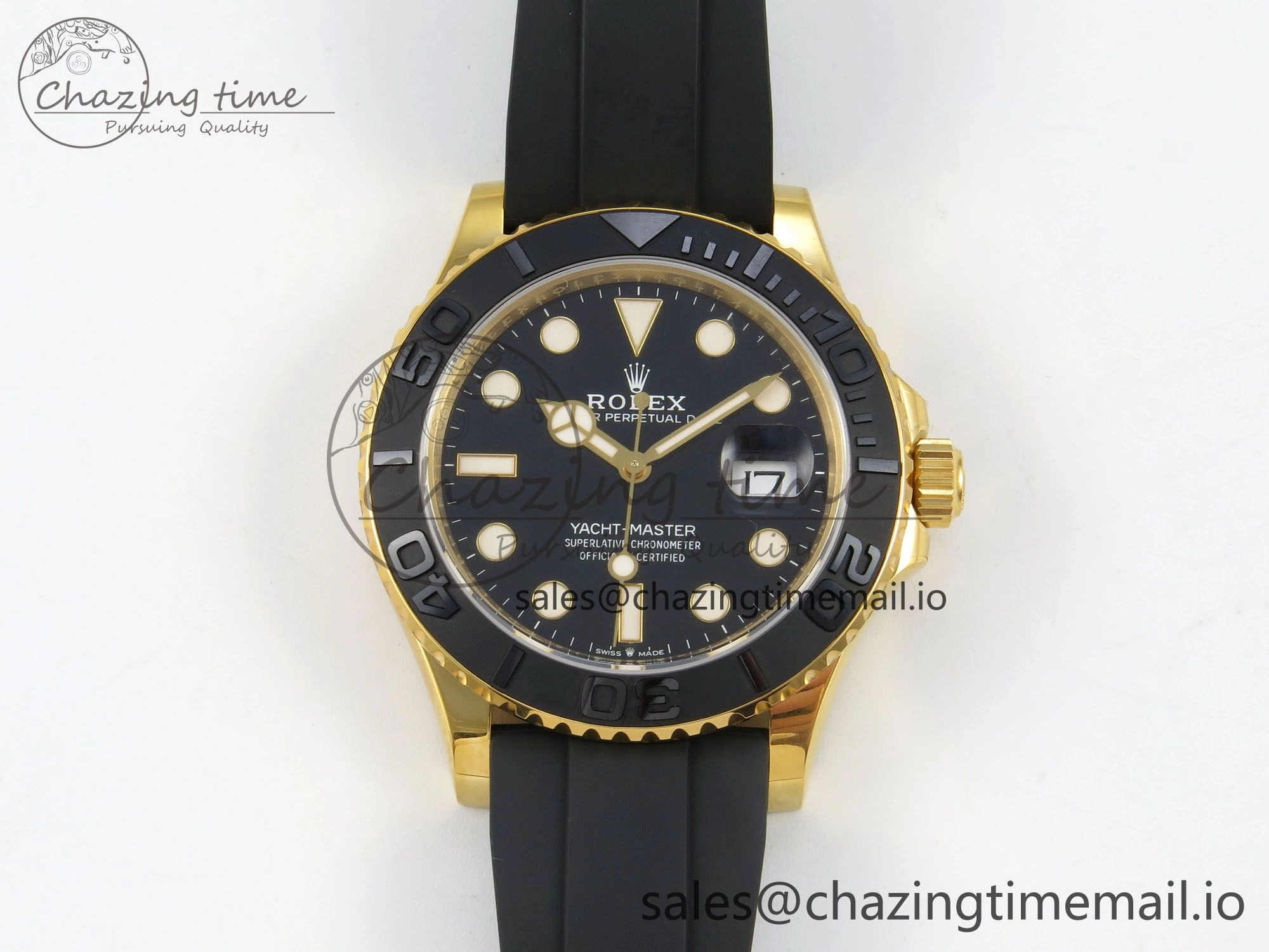 Yacht-Master 226658 VSF 1:1 Best Edition Black Dial on Oysterflex Strap VS3235 (Gain Weight) V2