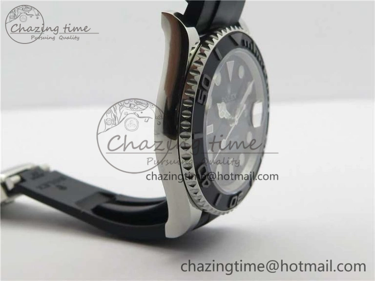 Yacht-Master 226659 42mm BP Maker Best Edition Black Ceramic Bezel on Oysterflex Rubber Strap A2824