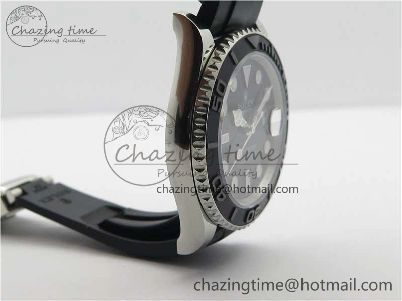 Yacht-Master 226659 42mm BP Maker Best Edition Black Ceramic Bezel on Oysterflex Rubber Strap A2824