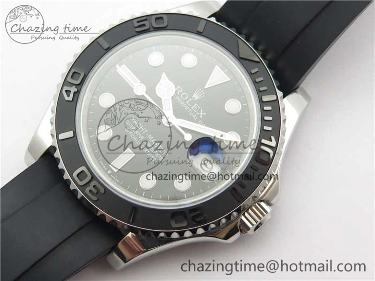 Yacht-Master 226659 42mm BP Maker Best Edition Black Ceramic Bezel on Oysterflex Rubber Strap A2824