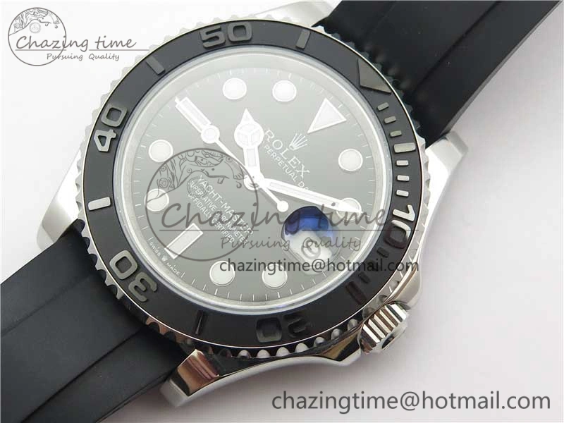 Yacht-Master 226659 42mm BP Maker Best Edition Black Ceramic Bezel on Oysterflex Rubber Strap A2824
