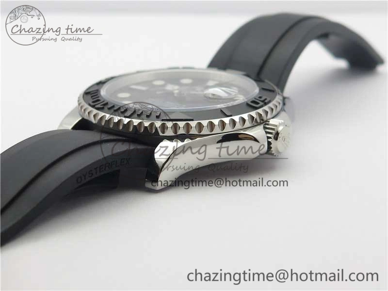 Yacht-Master 226659 42mm BP Maker Best Edition Black Ceramic Bezel on Oysterflex Rubber Strap A2824