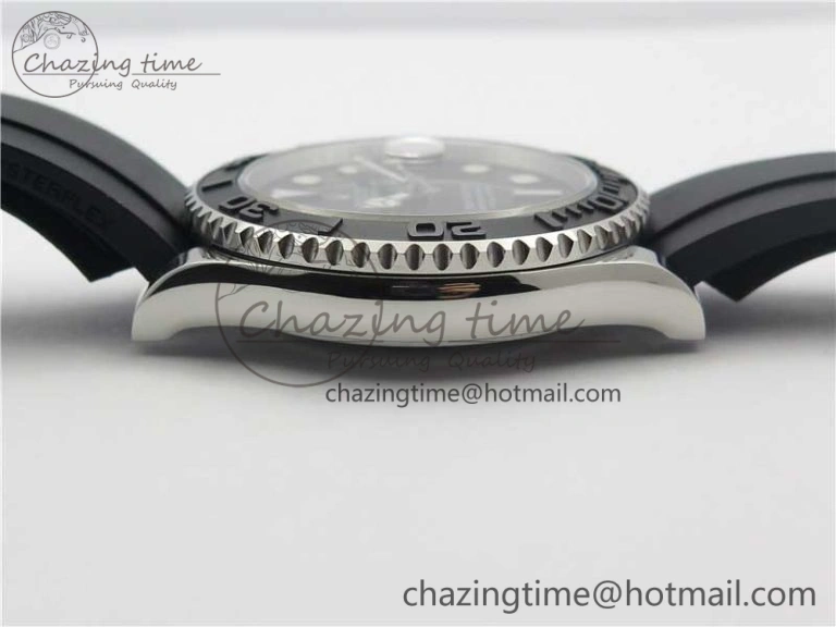 Yacht-Master 226659 42mm BP Maker Best Edition Black Ceramic Bezel on Oysterflex Rubber Strap A2824
