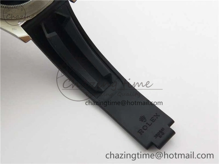 Yacht-Master 226659 42mm BP Maker Best Edition Black Ceramic Bezel on Oysterflex Rubber Strap A2824