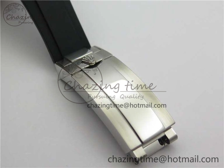 Yacht-Master 226659 42mm BP Maker Best Edition Black Ceramic Bezel on Oysterflex Rubber Strap A2824