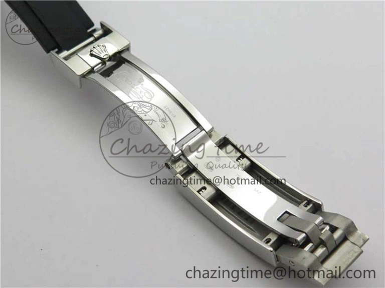 Yacht-Master 226659 42mm BP Maker Best Edition Black Ceramic Bezel on Oysterflex Rubber Strap A2824