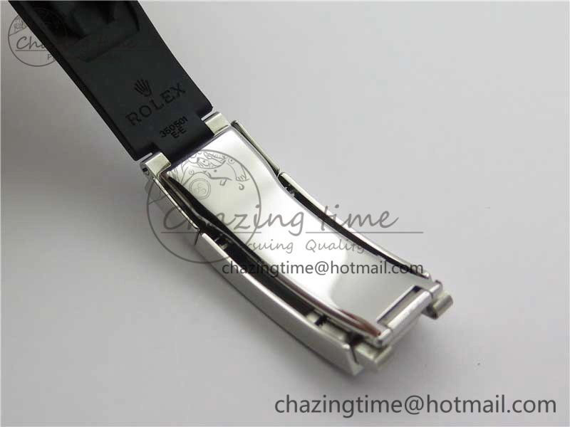 Yacht-Master 226659 42mm BP Maker Best Edition Black Ceramic Bezel on Oysterflex Rubber Strap A2824