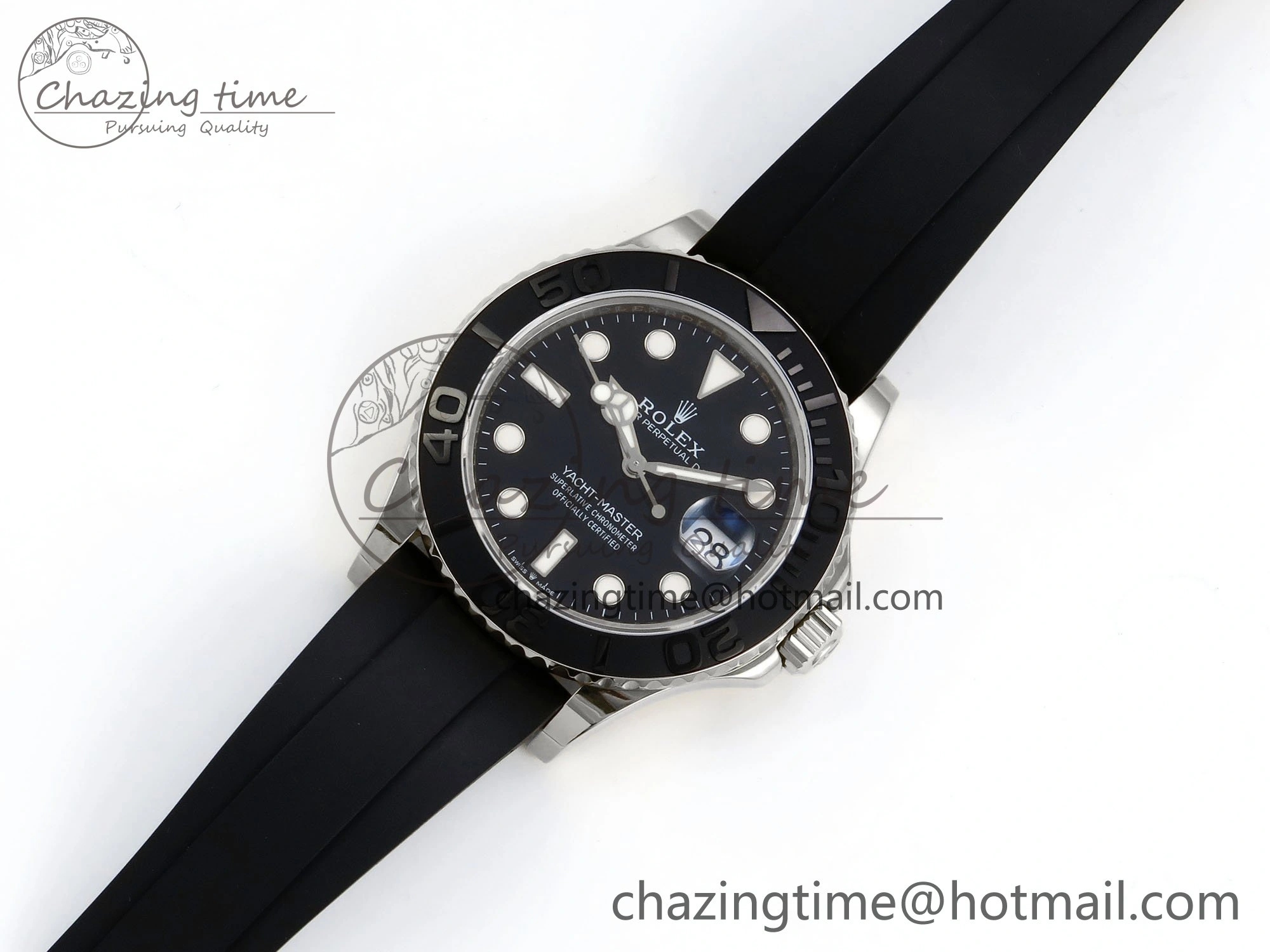 Yacht-Master 226659 KF 1:1 Best Edition YG Wrapped on Oysterflex Strap VR3235 (Gen Weight)