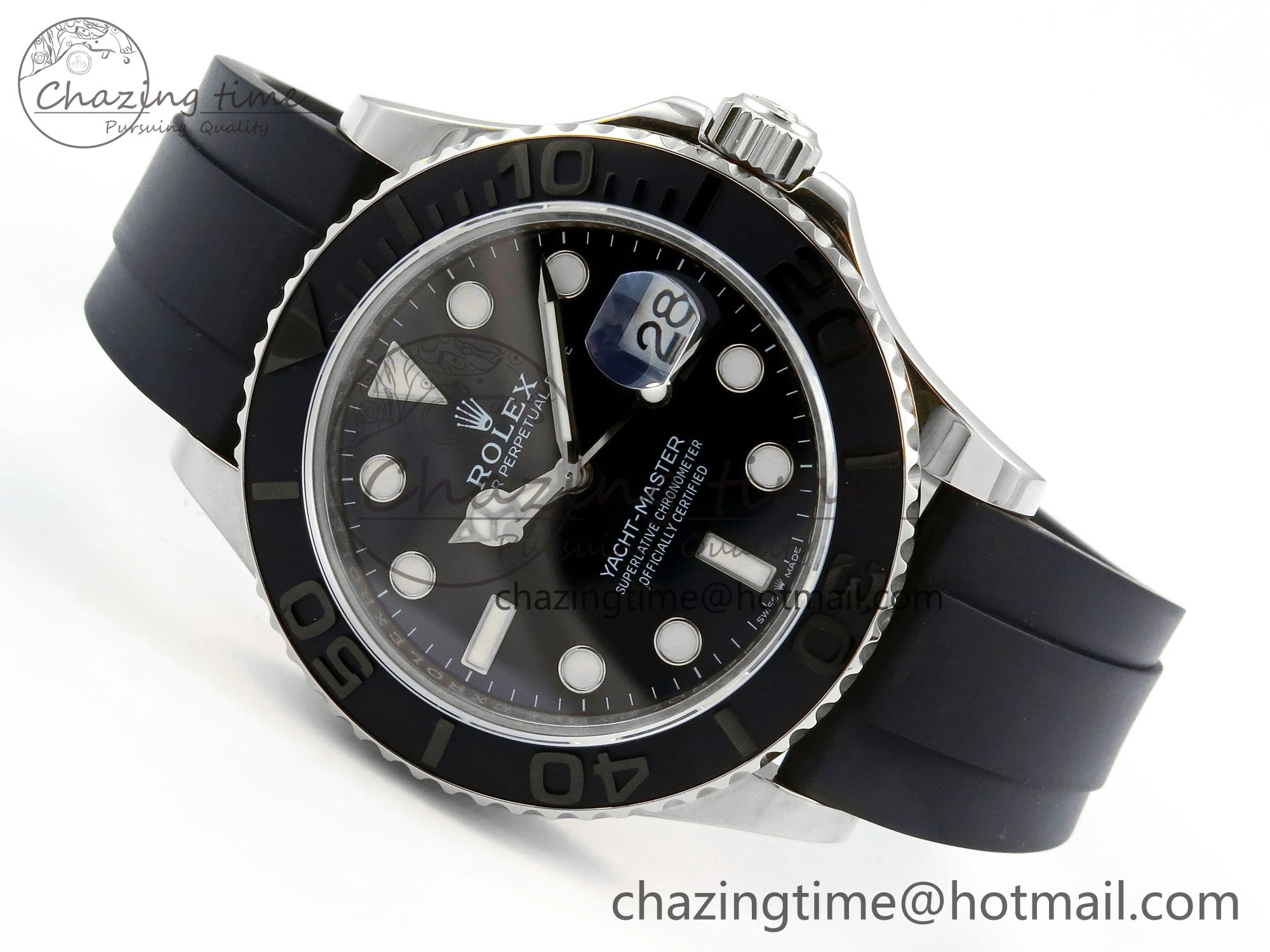 Yacht-Master 226659 KF 1:1 Best Edition YG Wrapped on Oysterflex Strap VR3235 (Gen Weight)