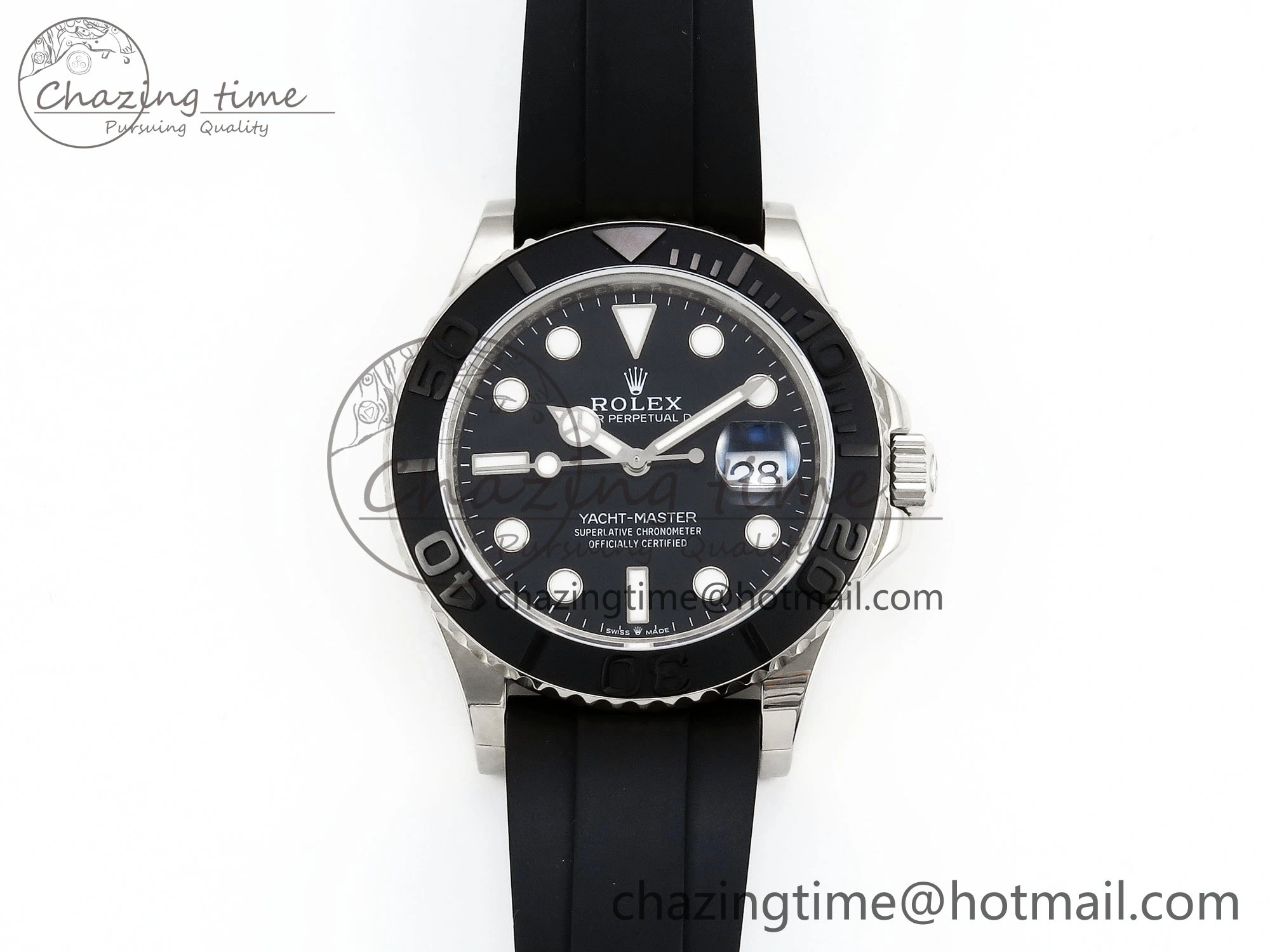 Yacht-Master 226659 KF 1:1 Best Edition YG Wrapped on Oysterflex Strap VR3235 (Gen Weight)