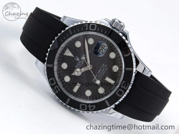 Yacht-Master 226659 SuperF 1:1 Best Edition Black Dial on Oysterflex Strap VR3235