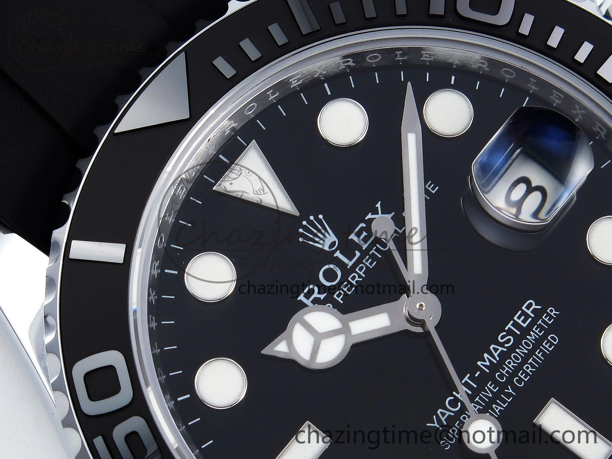 Yacht-Master 226659 SuperF 1:1 Best Edition Black Dial on Oysterflex Strap VR3235