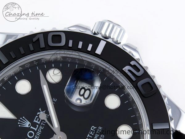 Yacht-Master 226659 SuperF 1:1 Best Edition Black Dial on Oysterflex Strap VR3235
