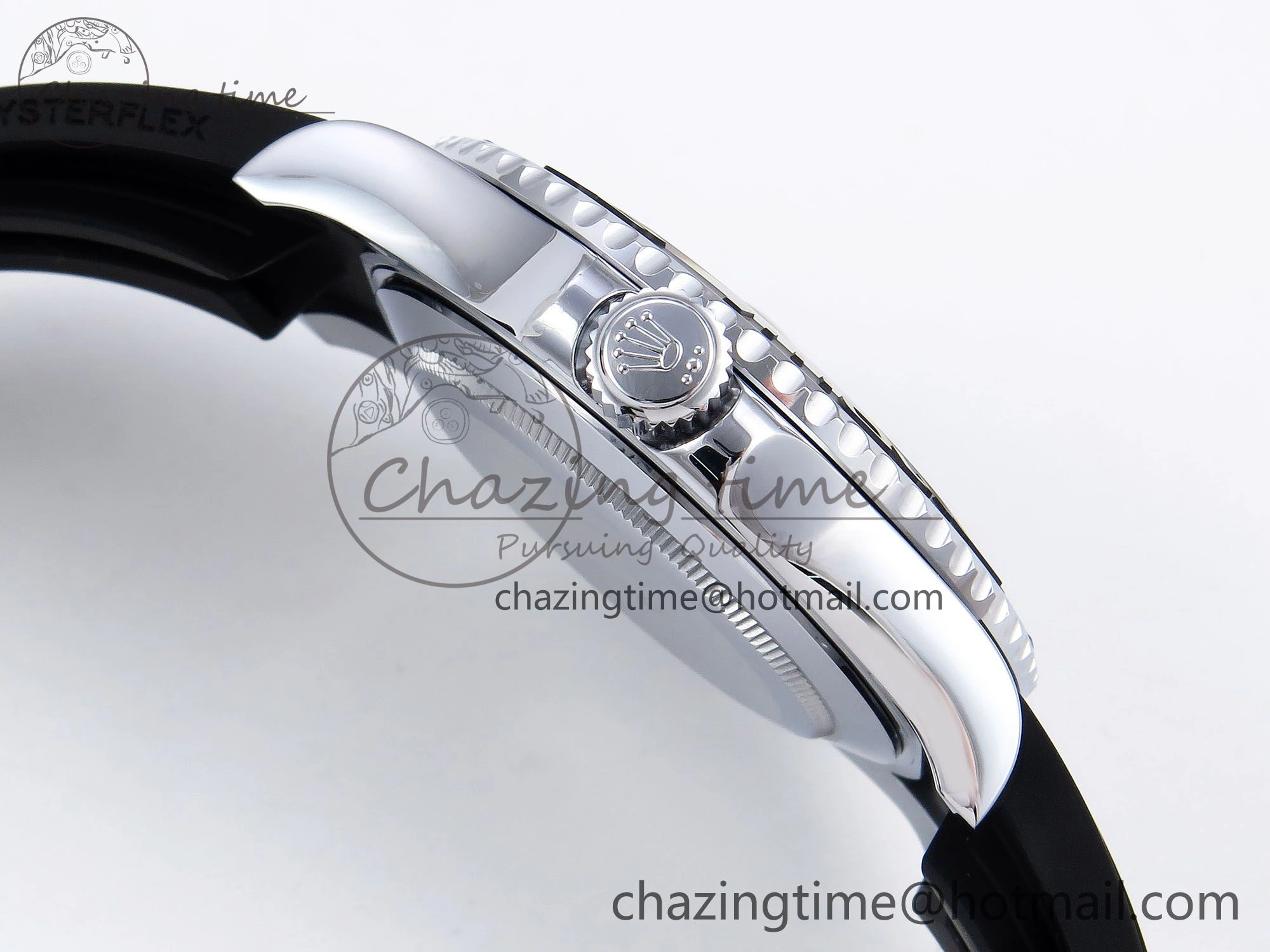 Yacht-Master 226659 SuperF 1:1 Best Edition Black Dial on Oysterflex Strap VR3235