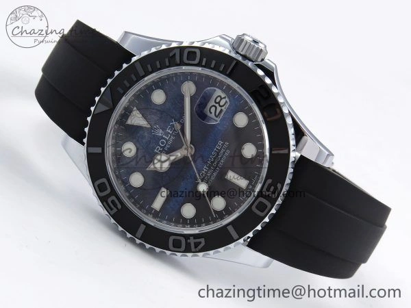 Yacht-Master 226659 SuperF 1:1 Best Edition Black Blue Dial on Oysterflex Strap VR3235