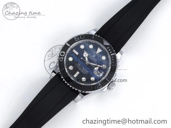 Yacht-Master 226659 SuperF 1:1 Best Edition Black Blue Dial on Oysterflex Strap VR3235