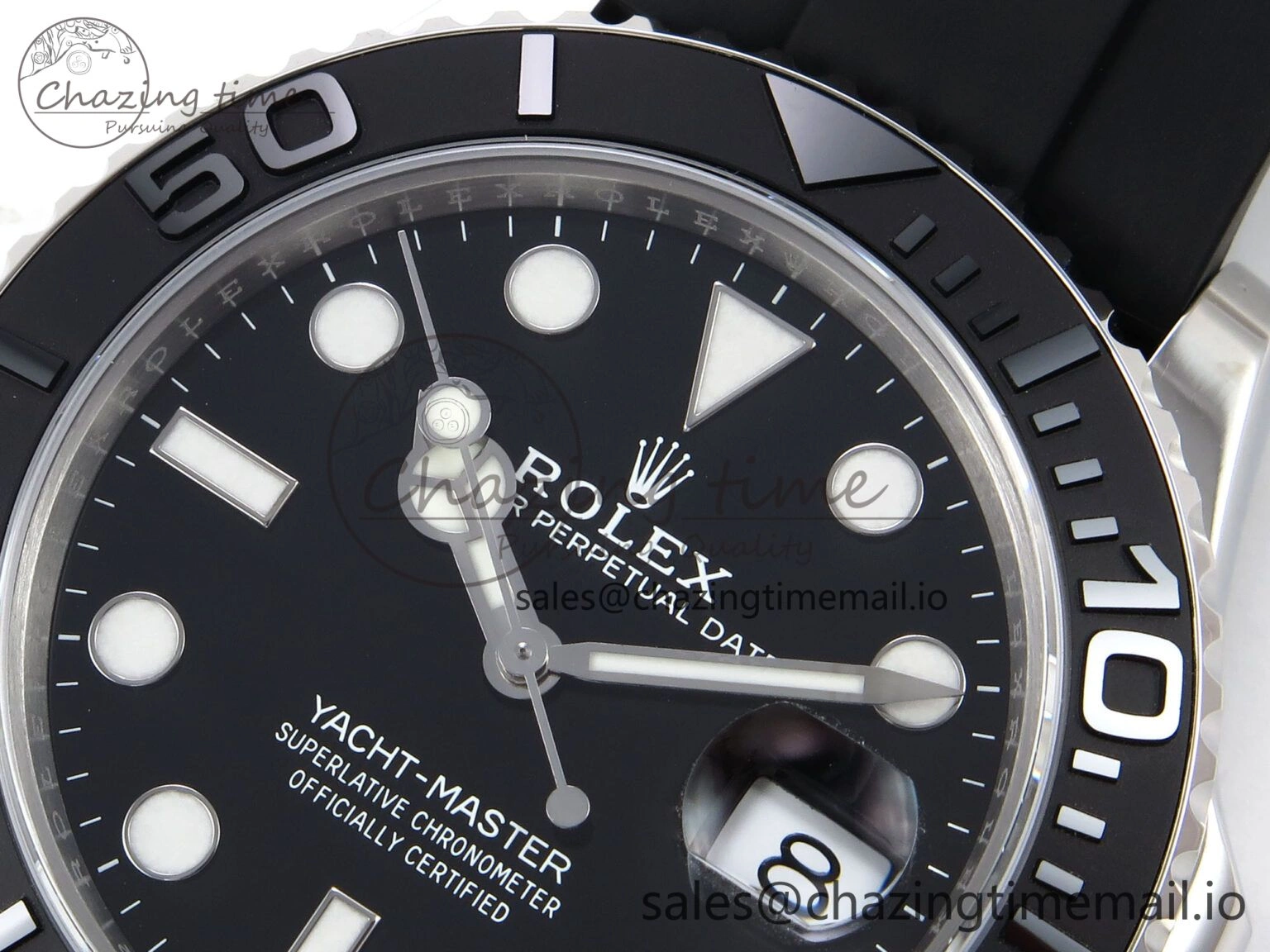 Yacht-Master 226659 VSF 1:1 Best Edition Black Dial on Oysterflex Strap VS3235 (Gain Weight)