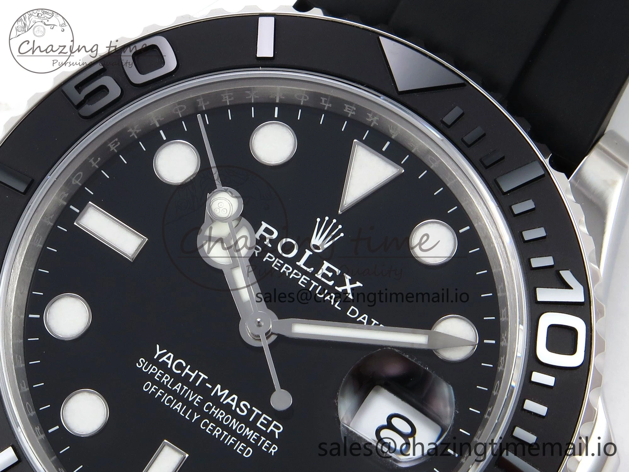 Yacht-Master 226659 VSF 1:1 Best Edition Black Dial on Oysterflex Strap VS3235 (Gain Weight)