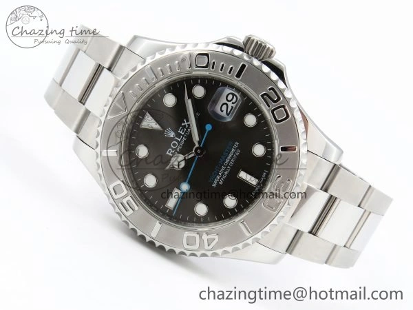 Yacht-Master 37mm 268622 ARF 1:1 Best Edition Gray Dial 904L SS Case and Bracelet A2824