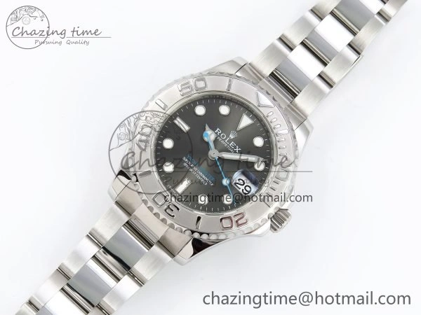 Yacht-Master 37mm 268622 ARF 1:1 Best Edition Gray Dial 904L SS Case and Bracelet A2824