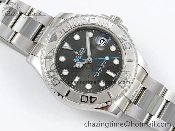 Yacht-Master 37mm 268622 ARF 1:1 Best Edition Gray Dial 904L SS Case and Bracelet A2824