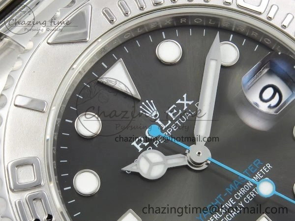 Yacht-Master 37mm 268622 ARF 1:1 Best Edition Gray Dial 904L SS Case and Bracelet A2824