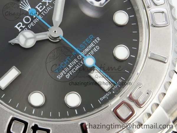 Yacht-Master 37mm 268622 ARF 1:1 Best Edition Gray Dial 904L SS Case and Bracelet A2824