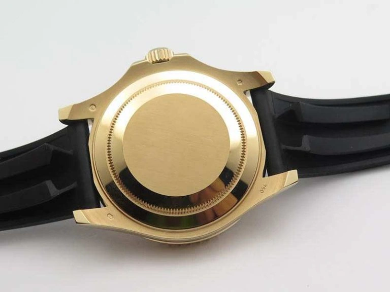 Yacht-Master 40mm 116695SATS Noob 1:1 Best Edition On Black Rubber Strap A2836 (Free Extra Strap)