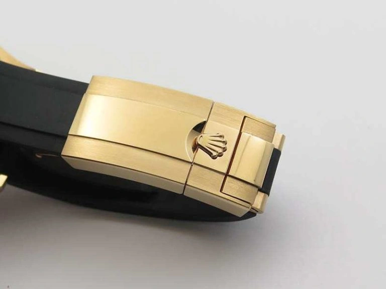 Yacht-Master 40mm 116695SATS Noob 1:1 Best Edition On Black Rubber Strap A2836 (Free Extra Strap)