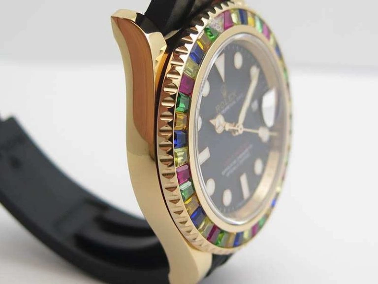 Yacht-Master 40mm 116695SATS Noob 1:1 Best Edition On Black Rubber Strap A2836 (Free Extra Strap)