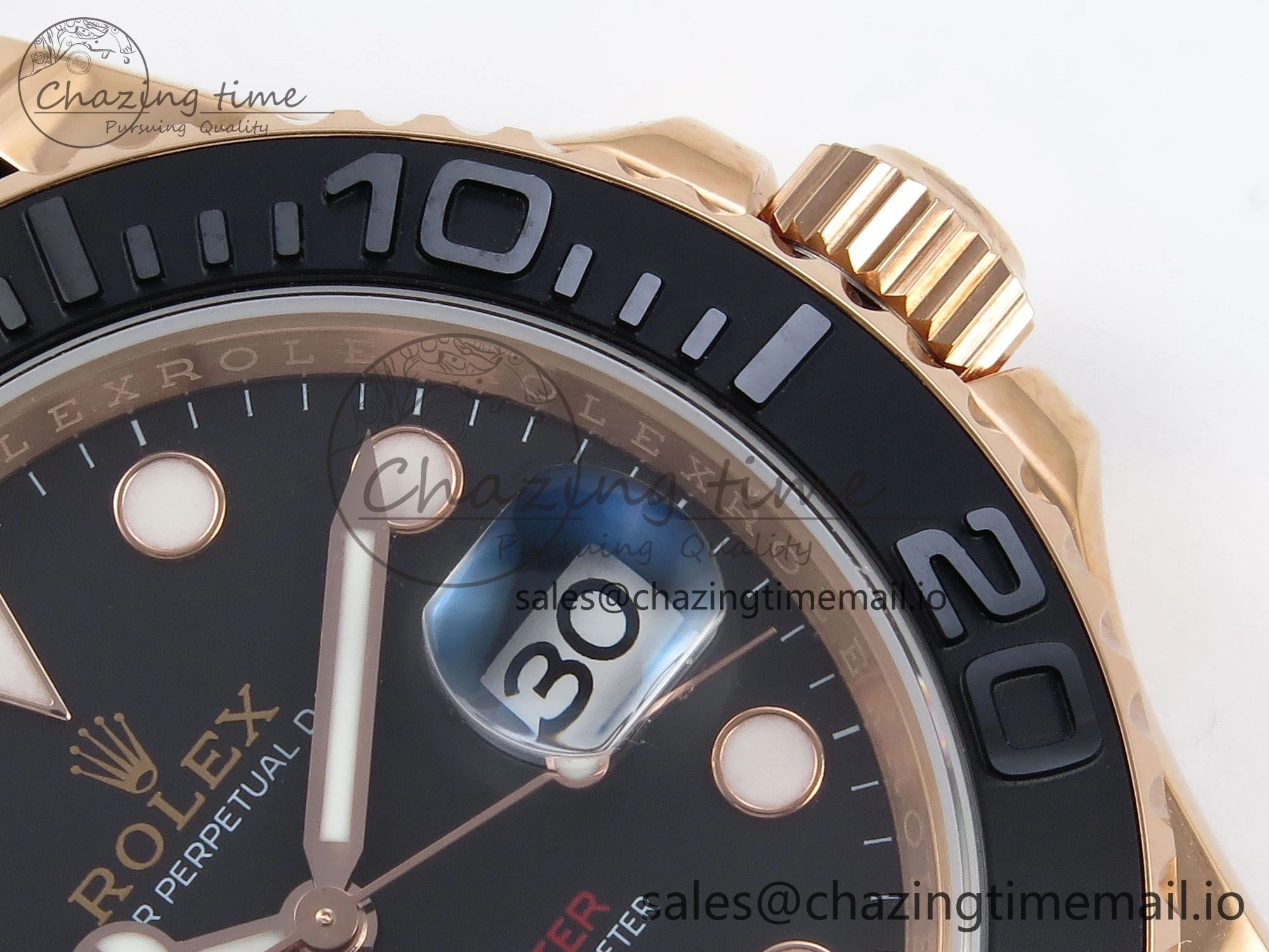 Yacht-Master 40mm 126655 EWEF Best Edition Black Dial on Oysterflex Strap A3235