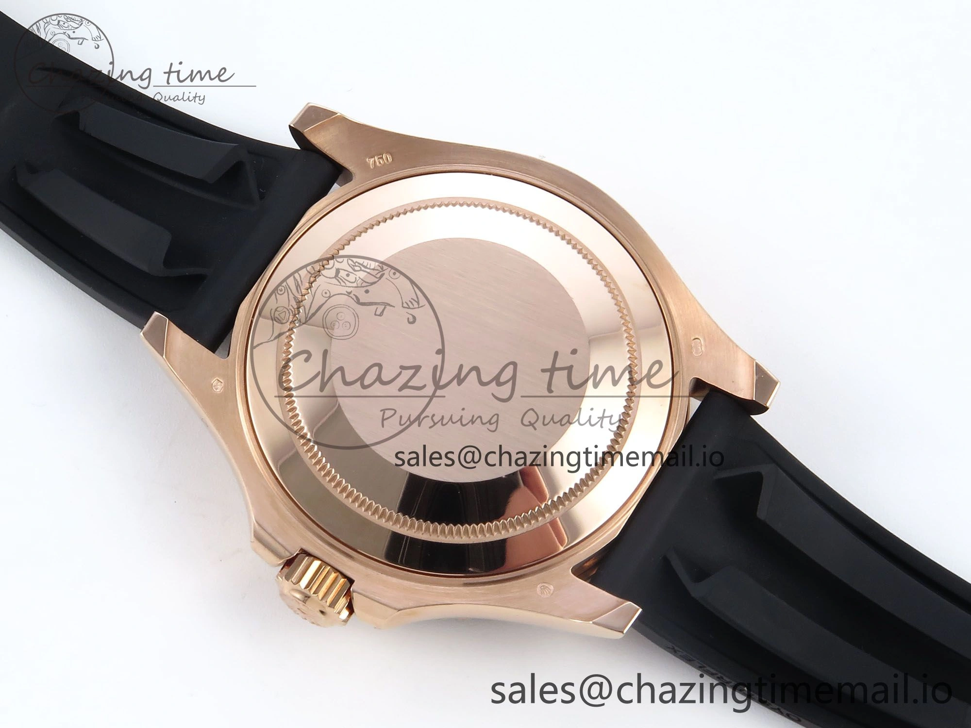 Yacht-Master 40mm 126655 EWEF Best Edition Black Dial on Oysterflex Strap A3235