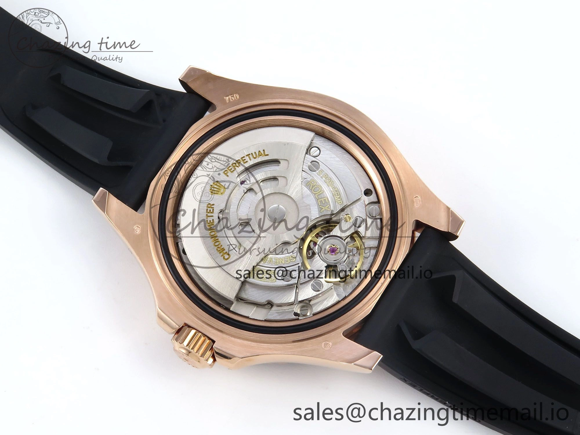 Yacht-Master 40mm 126655 EWEF Best Edition Black Dial on Oysterflex Strap A3235