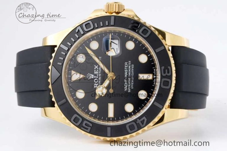 Yacht-Master 42mm 226658 CLEAN 1:1 Best Edition Black Ceramic Bezel on Oysterflex Strap VR3235
