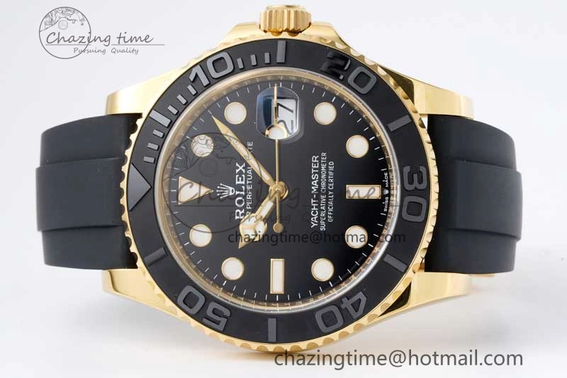 Yacht-Master 42mm 226658 CLEAN 1:1 Best Edition Black Ceramic Bezel on Oysterflex Strap VR3235