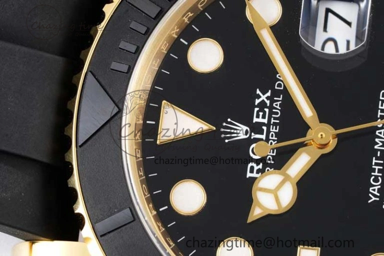 Yacht-Master 42mm 226658 CLEAN 1:1 Best Edition Black Ceramic Bezel on Oysterflex Strap VR3235
