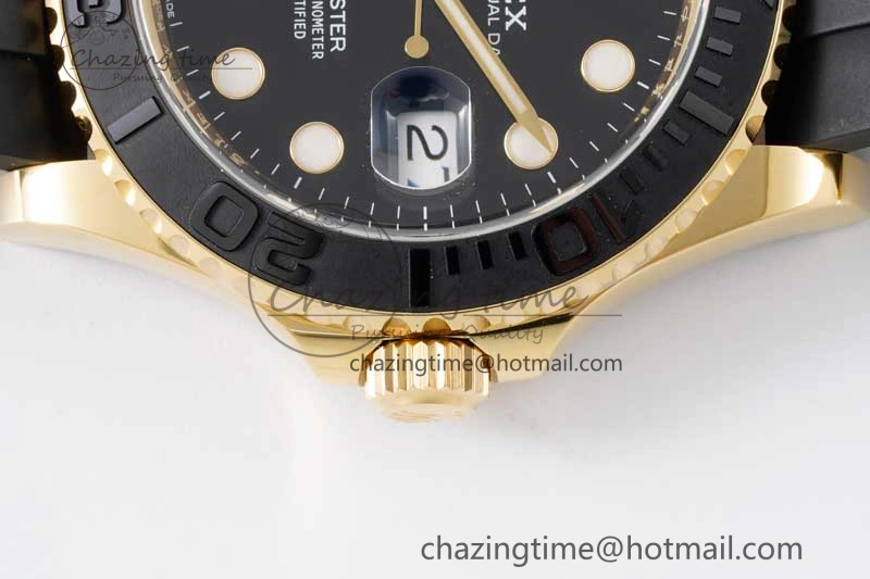 Yacht-Master 42mm 226658 CLEAN 1:1 Best Edition Black Ceramic Bezel on Oysterflex Strap VR3235