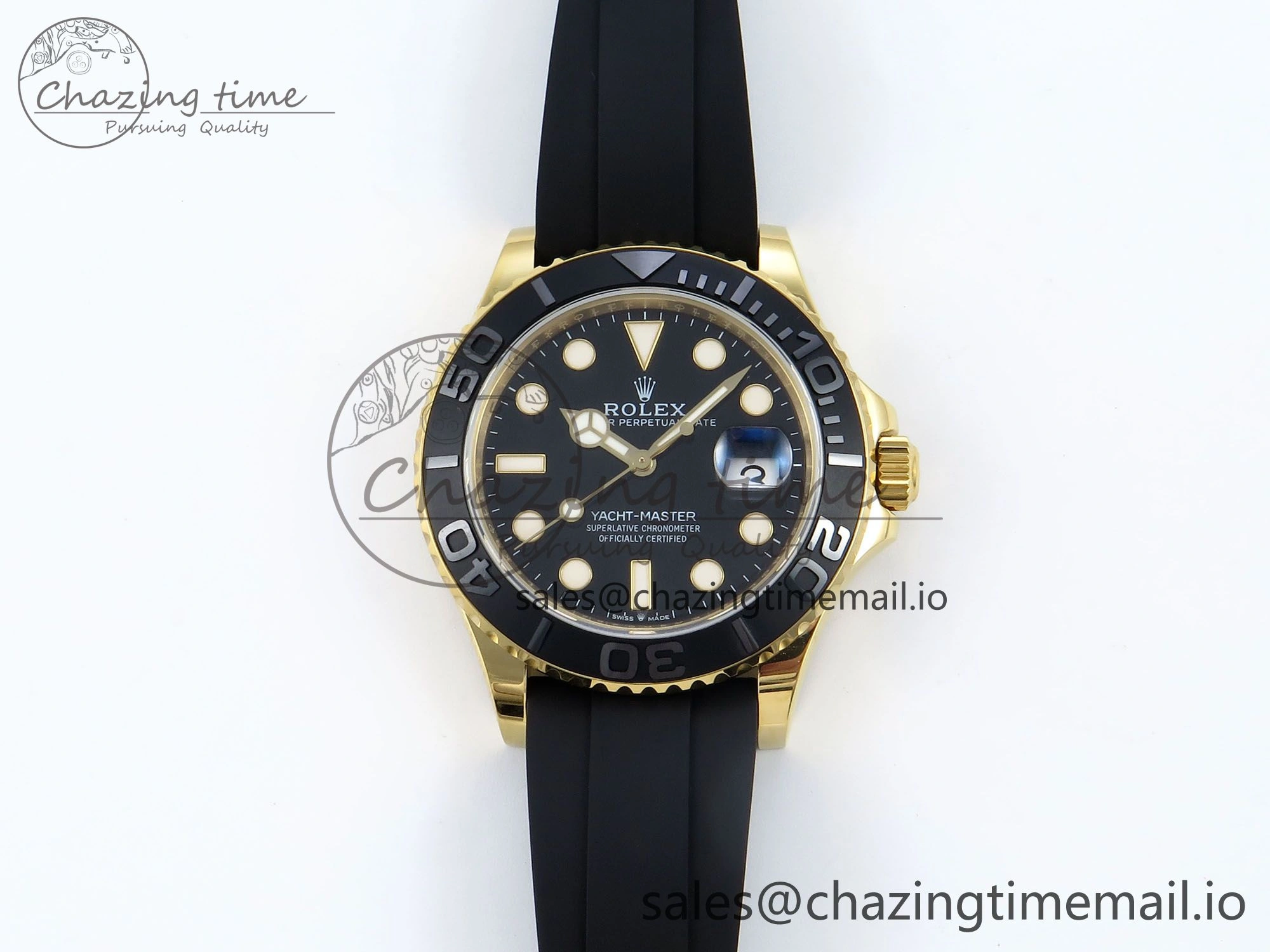 Yacht-Master 42mm 226658 EWEF Best Edition Black Dial on Oysterflex Strap A3235