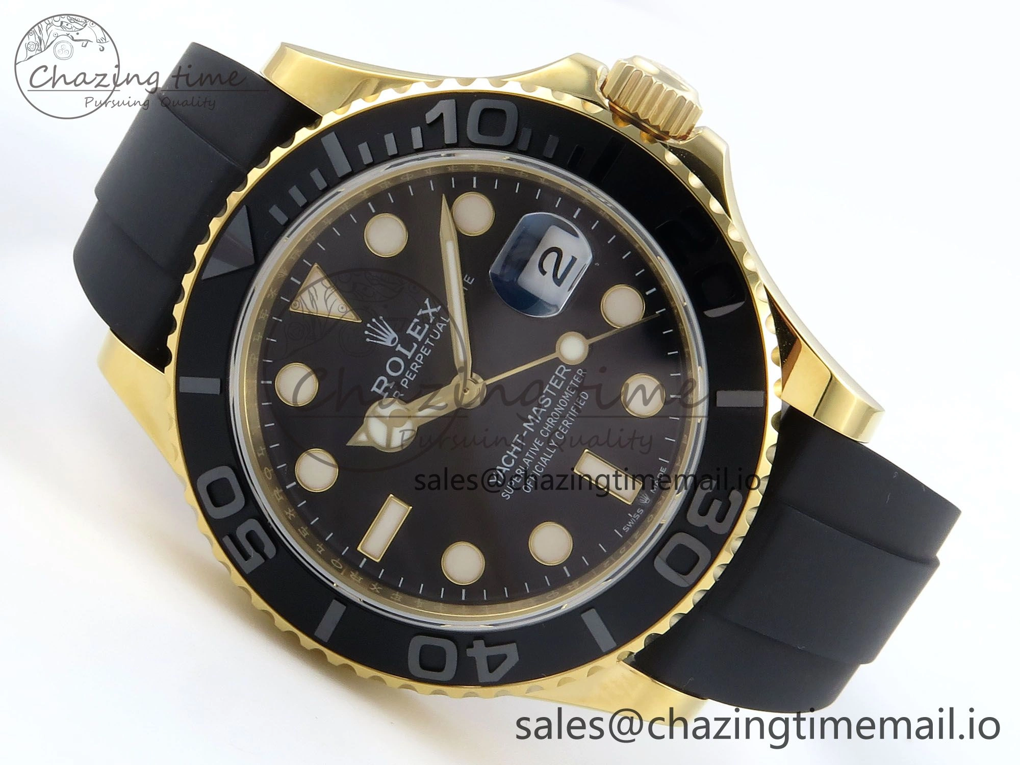 Yacht-Master 42mm 226658 EWEF Best Edition Black Dial on Oysterflex Strap A3235