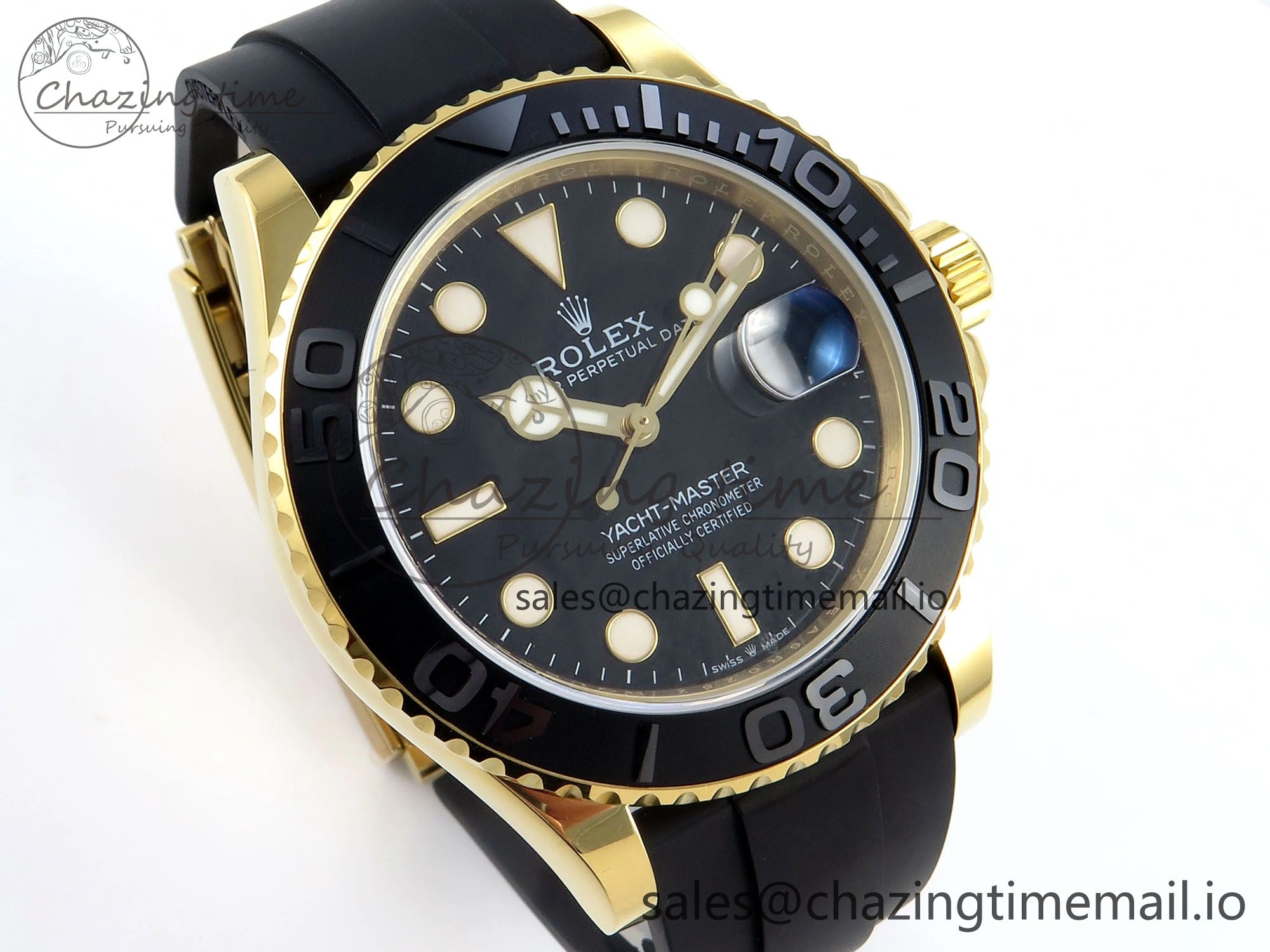 Yacht-Master 42mm 226658 EWEF Best Edition Black Dial on Oysterflex Strap A3235