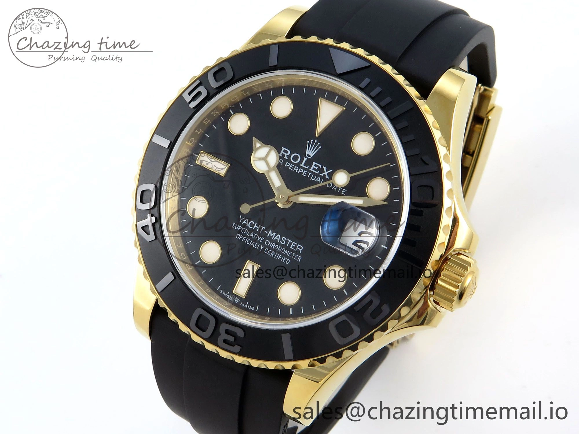 Yacht-Master 42mm 226658 EWEF Best Edition Black Dial on Oysterflex Strap A3235