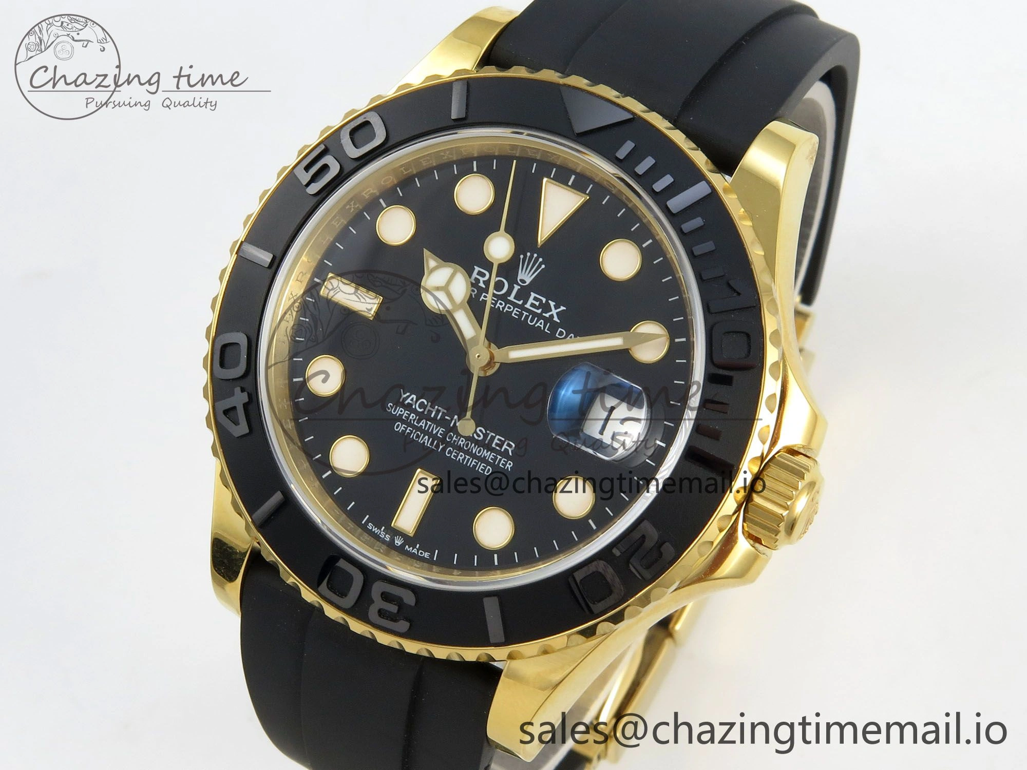 Yacht-Master 42mm 226658 RSF Best Edition Black Dial on Oysterflex Strap A3235