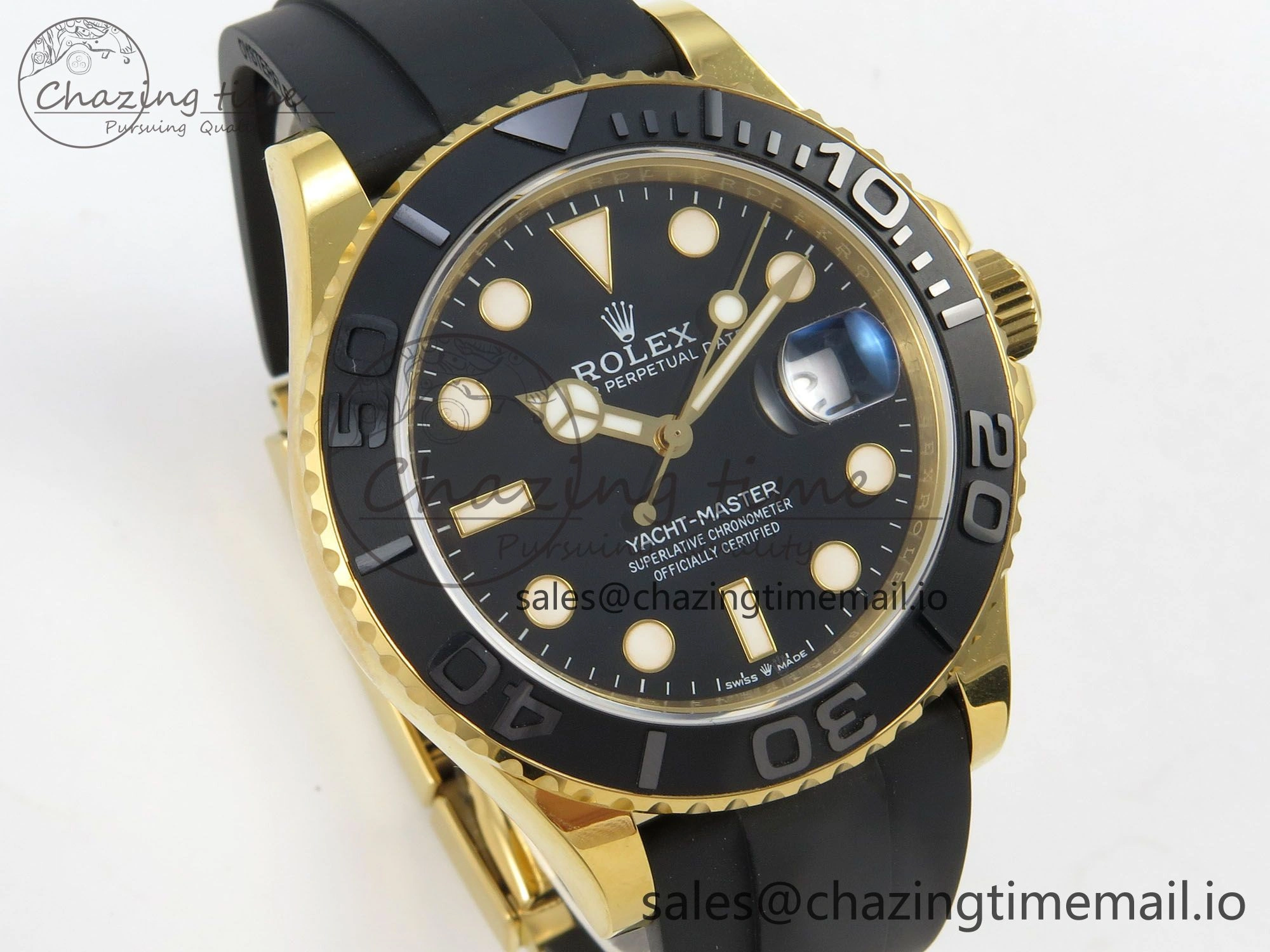 Yacht-Master 42mm 226658 RSF Best Edition Black Dial on Oysterflex Strap A3235