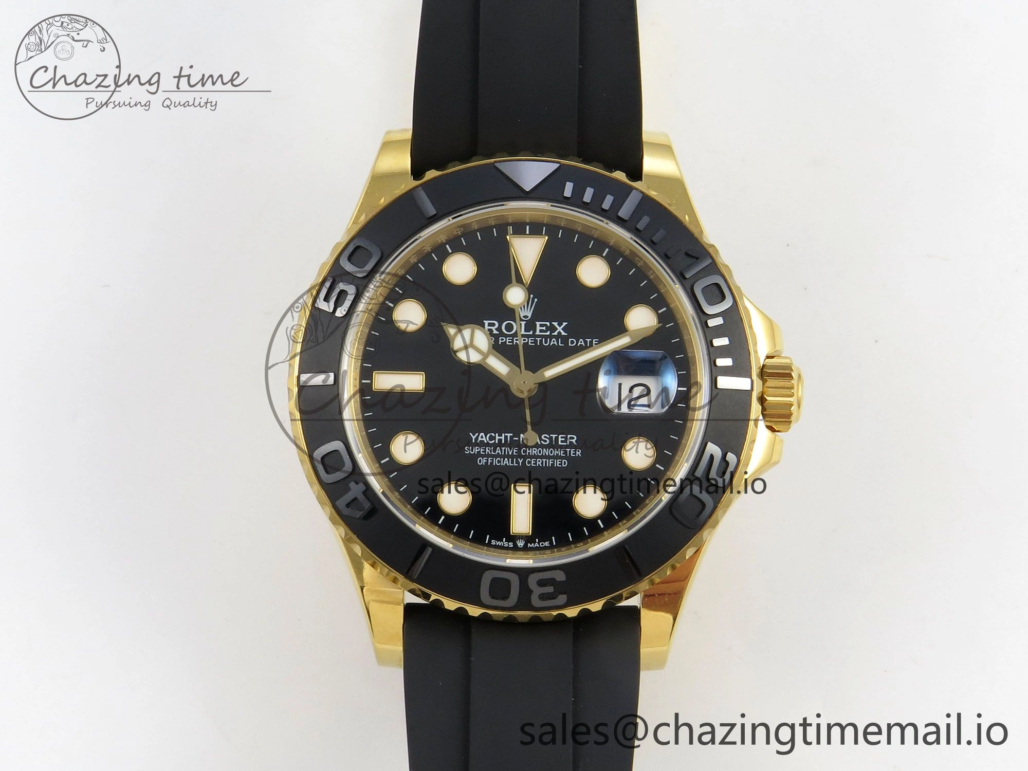 Yacht-Master 42mm 226658 RSF Best Edition Black Dial on Oysterflex Strap A3235